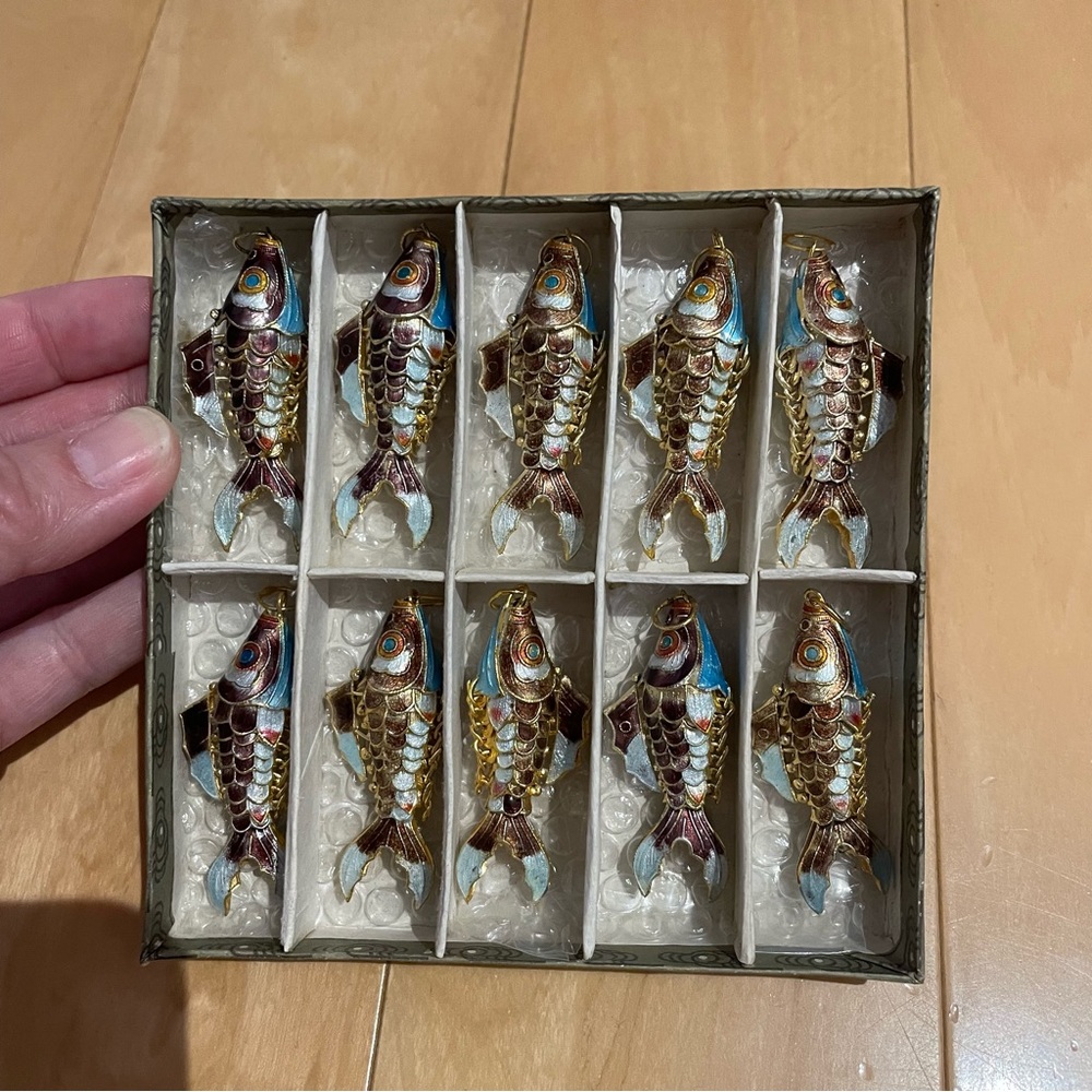 New small cloisonné fish